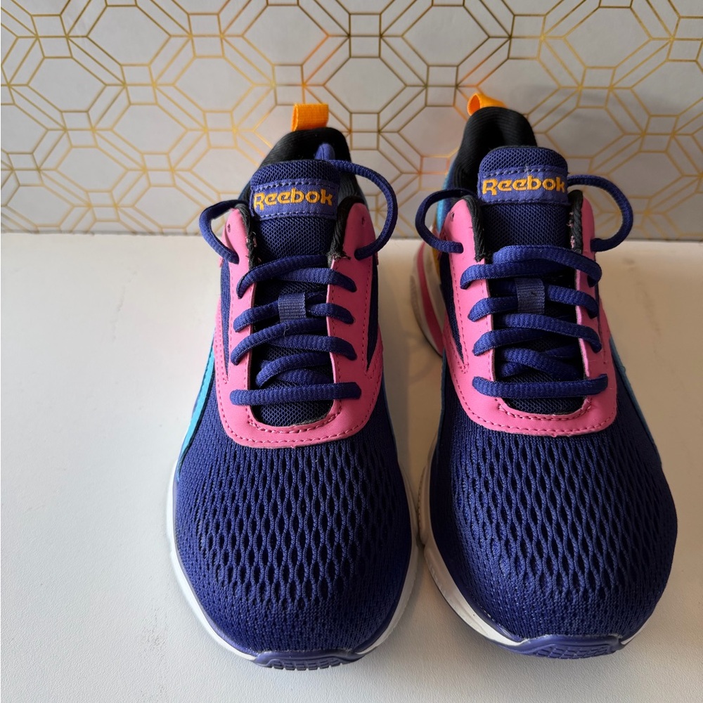 Reebok Kids' Navy and Pink Sneakers